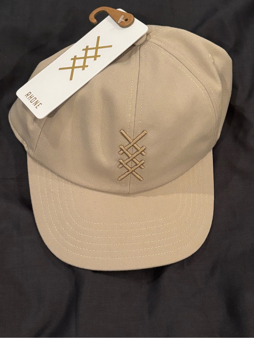 Rhone Tan Logo Baseball Cap - Picture 1 of 1